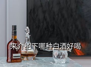 來(lái)介紹下哪種白酒好喝