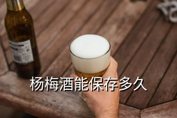 楊梅酒能保存多久