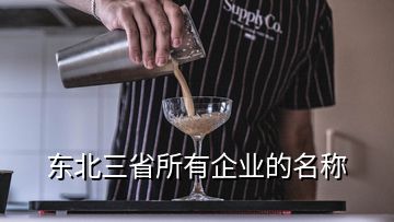 東北三省所有企業(yè)的名稱(chēng)