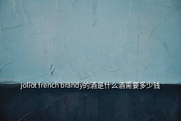 joliot french brandy的酒是什么酒需要多少錢