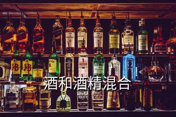 酒和酒精混合