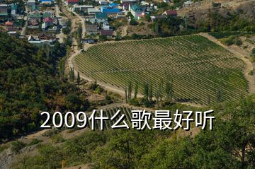 2009什么歌最好聽(tīng)