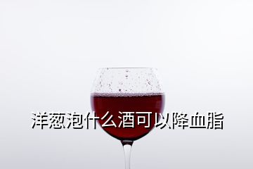 洋蔥泡什么酒可以降血脂