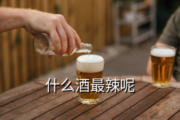 什么酒最辣呢