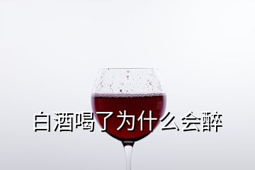 白酒喝了為什么會醉