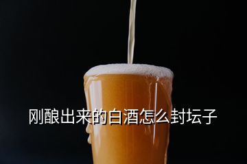 剛釀出來的白酒怎么封壇子