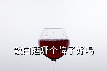 散白酒哪個牌子好喝