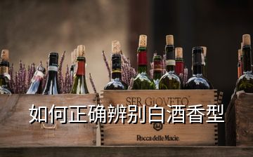 如何正確辨別白酒香型