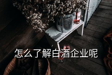 怎么了解白酒企業(yè)呢