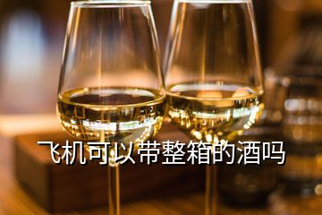 飛機(jī)可以帶整箱的酒嗎