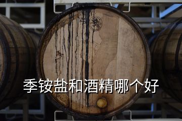 季銨鹽和酒精哪個(gè)好