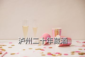 瀘州二十年藏酒