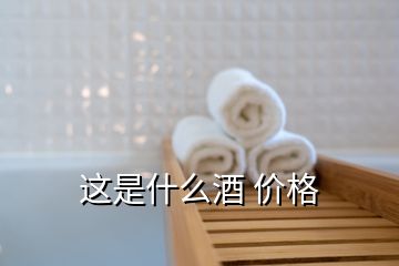 這是什么酒 價(jià)格