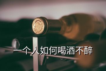 一個(gè)人如何喝酒不醉