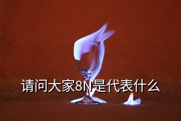 請問大家8N是代表什么