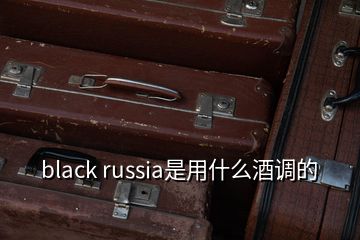 black russia是用什么酒調(diào)的