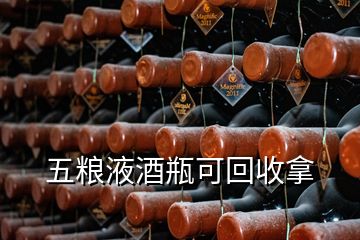 五糧液酒瓶可回收拿