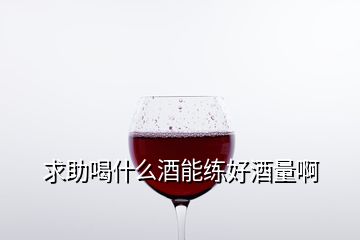 求助喝什么酒能練好酒量啊