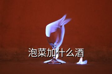 泡菜加什么酒