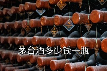 茅臺(tái)酒多少錢一瓶