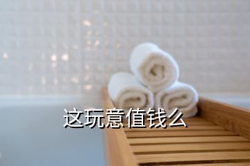 這玩意值錢(qián)么