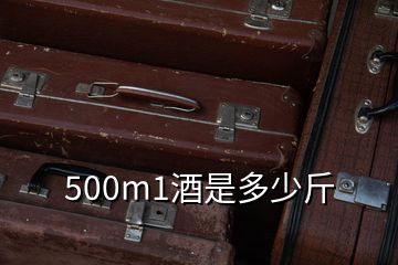 500m1酒是多少斤