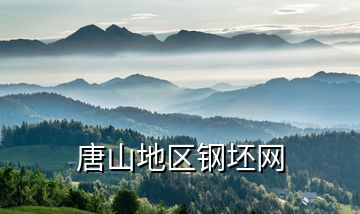 唐山地區(qū)鋼坯網(wǎng)