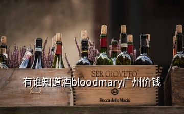 有誰(shuí)知道酒bloodmary廣州價(jià)錢