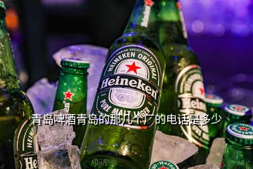 青島啤酒青島的那幾個廠的電話是多少