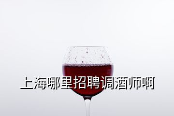 上海哪里招聘調(diào)酒師啊