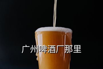 廣州啤酒廠那里