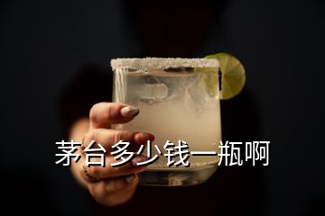 茅臺(tái)多少錢(qián)一瓶啊