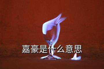 嘉豪是什么意思