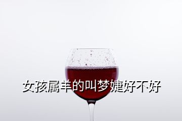 女孩屬羊的叫夢(mèng)婕好不好