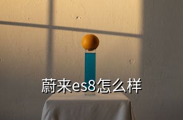 蔚來es8怎么樣