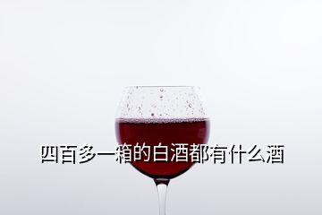 四百多一箱的白酒都有什么酒