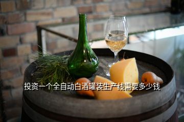 投資一個(gè)全自動(dòng)白酒罐裝生產(chǎn)線需要多少錢