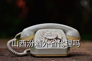 山西汾酒外省代理嗎