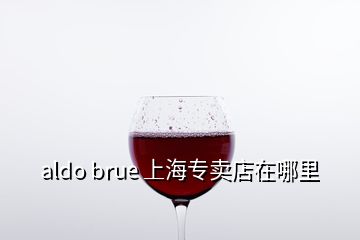 aldo brue 上海專賣店在哪里