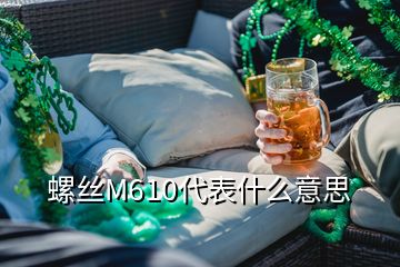 螺絲M610代表什么意思