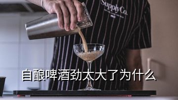 自釀啤酒勁太大了為什么