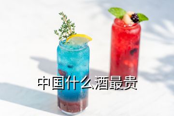 中國什么酒最貴