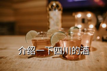 介紹一下四川的酒