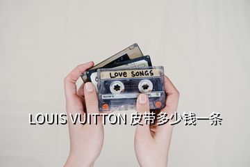 LOUIS VUITTON 皮帶多少錢(qián)一條