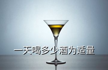 一天喝多少酒為適量