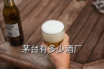 茅臺(tái)有多少酒廠