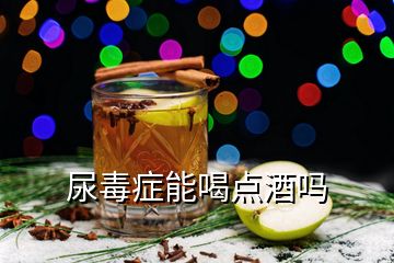 尿毒癥能喝點酒嗎