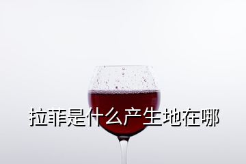 拉菲是什么產(chǎn)生地在哪