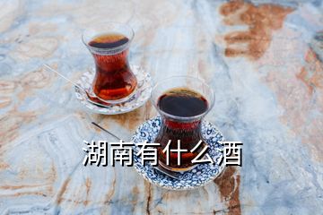 湖南有什么酒