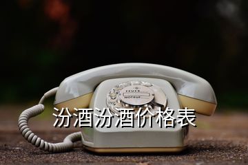 汾酒汾酒價格表